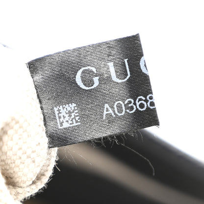 Gucci Jacquard Denim GG Monogram Small Jackie 1961 Hobo Black Ivory 7 of 10
