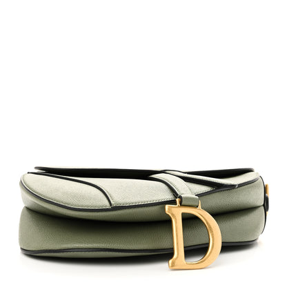 Christian Dior Grained Calfskin Saddle Bag Sage 4 of 11