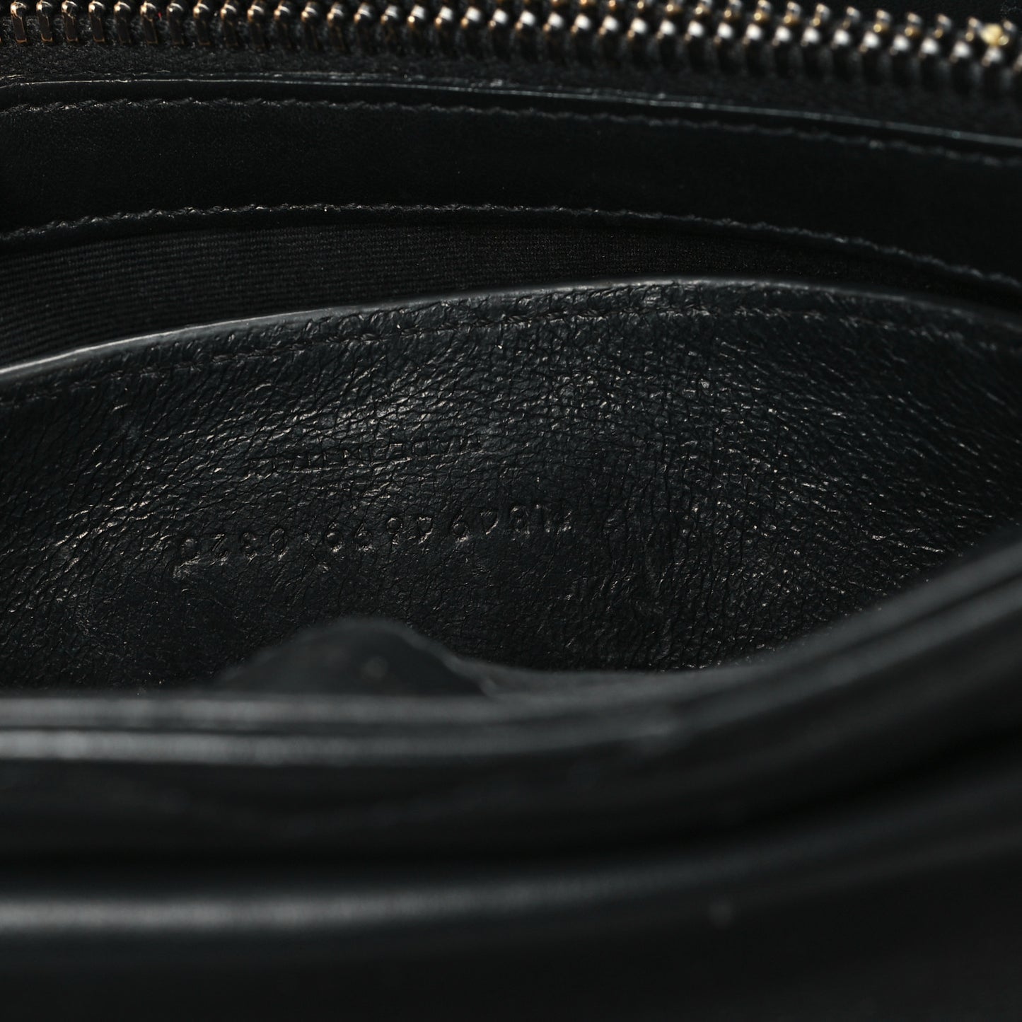 Calfskin Y Quilted Monogram Monochrome Small Loulou Chain Satchel Black