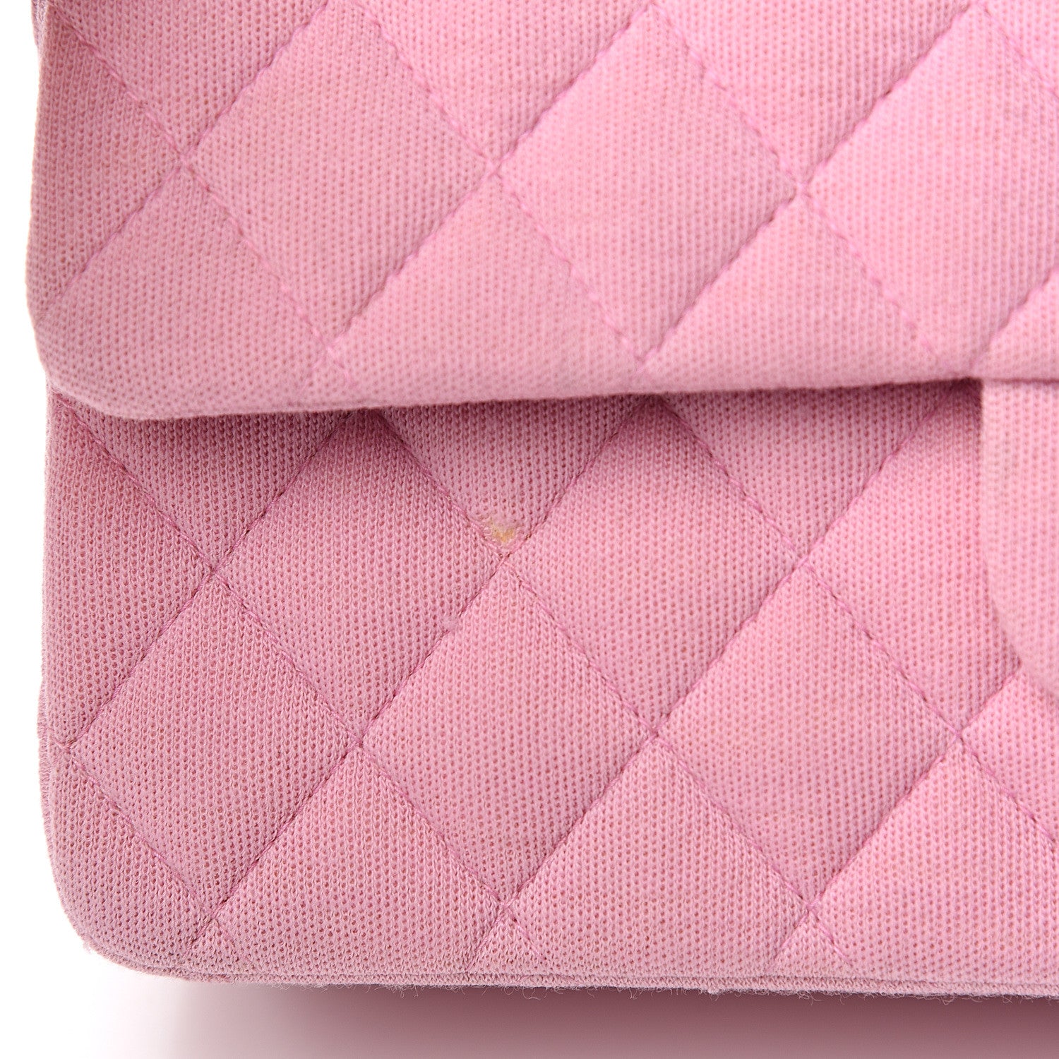 Chanel Jersey Quilted Small Double Flap Pink 7 of 13