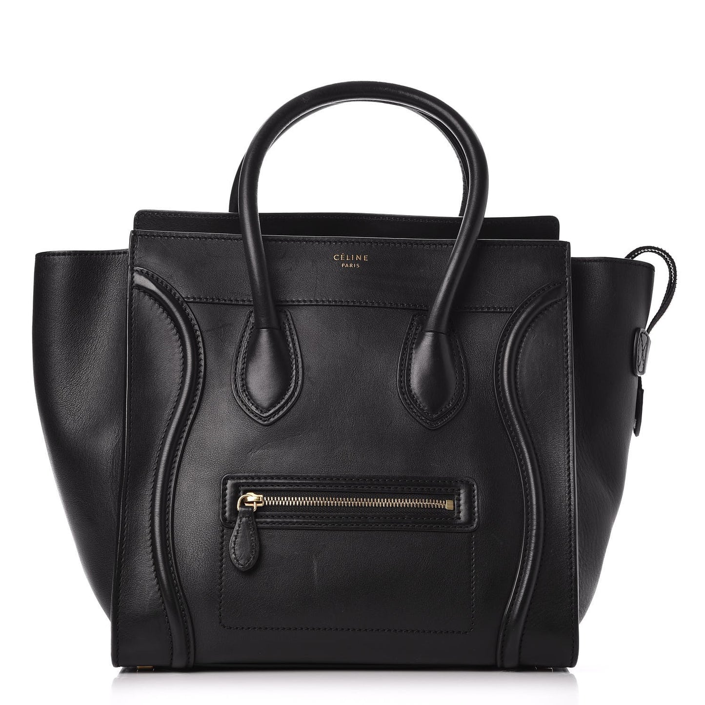 Smooth Calfskin Mini Luggage Black