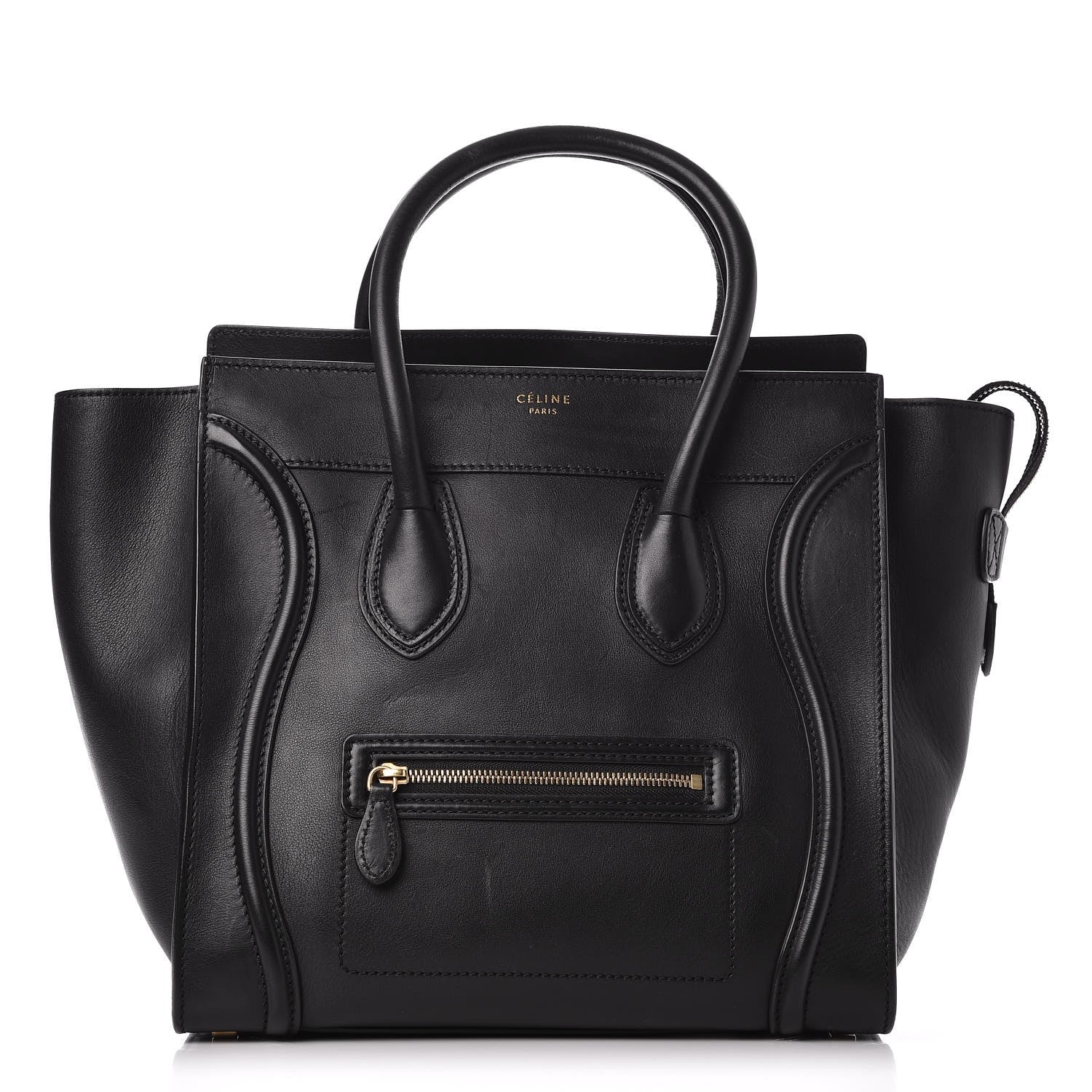 Celine Smooth Calfskin Mini Luggage Black 1 of 11