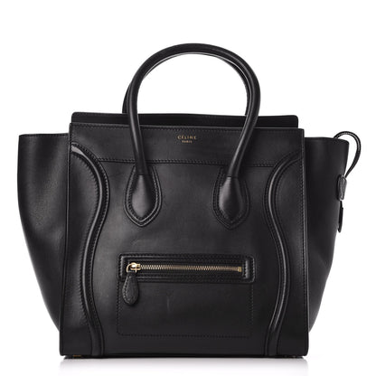 Celine Smooth Calfskin Mini Luggage Black 1 of 11