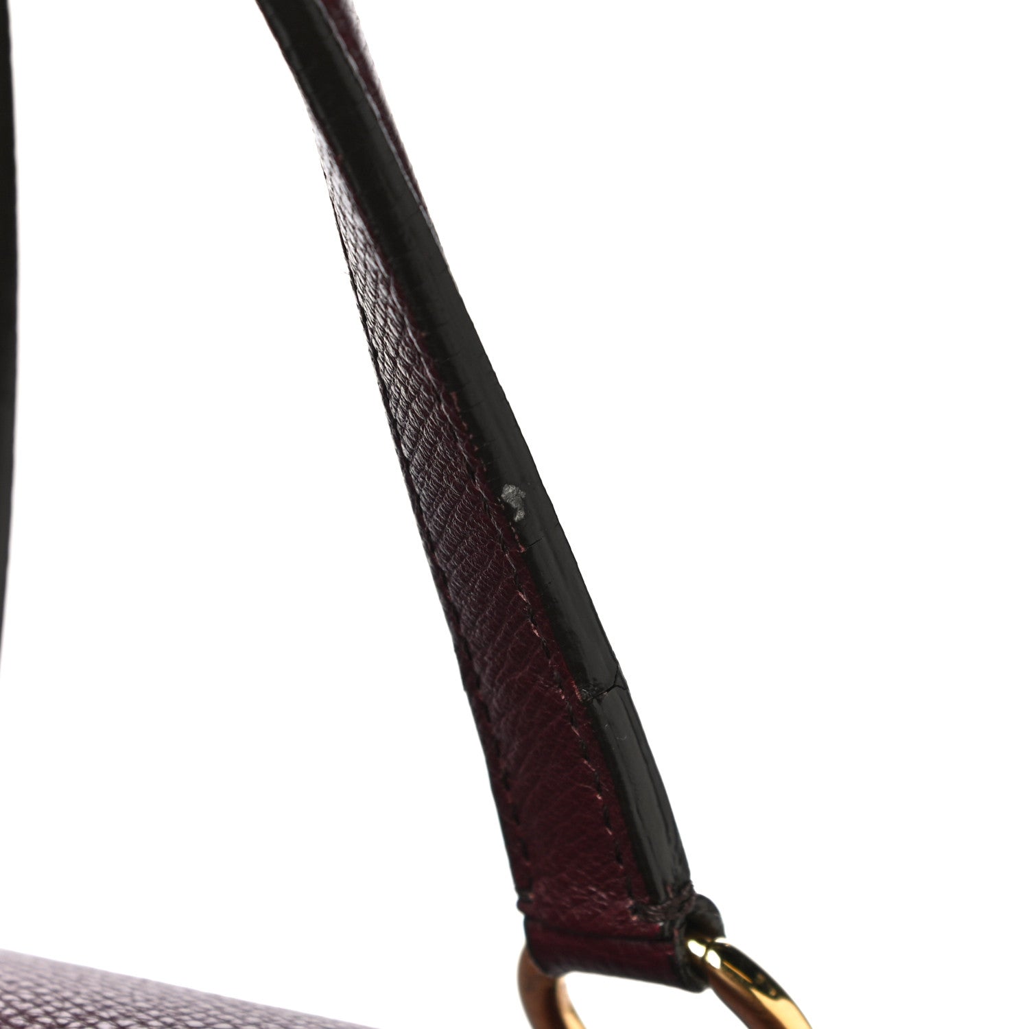 Burberry Derby Calfskin Medium Alchester Bowling Bag Mahogany Red 15 of 18
