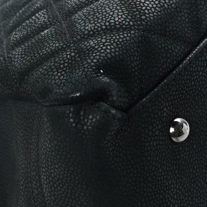 Chanel Iridescent Caviar Medium Lady Pearly Flap Black 10 of 11