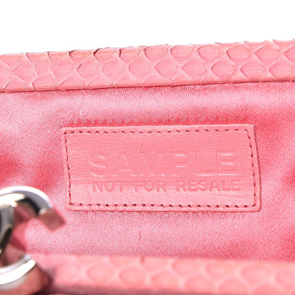 Chanel Python Timeless Clutch Pink 7 of 13