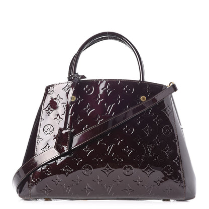 Louis Vuitton Vernis Montaigne MM Amarante 1 of 10