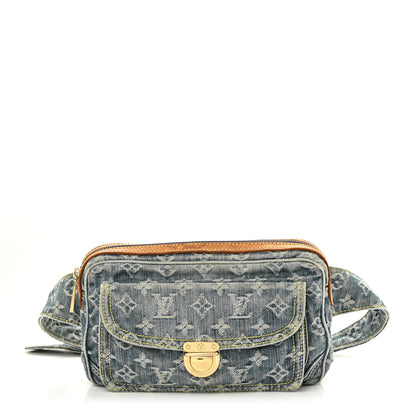 Louis Vuitton Monogram Denim Bum Bag Blue 1 of 10