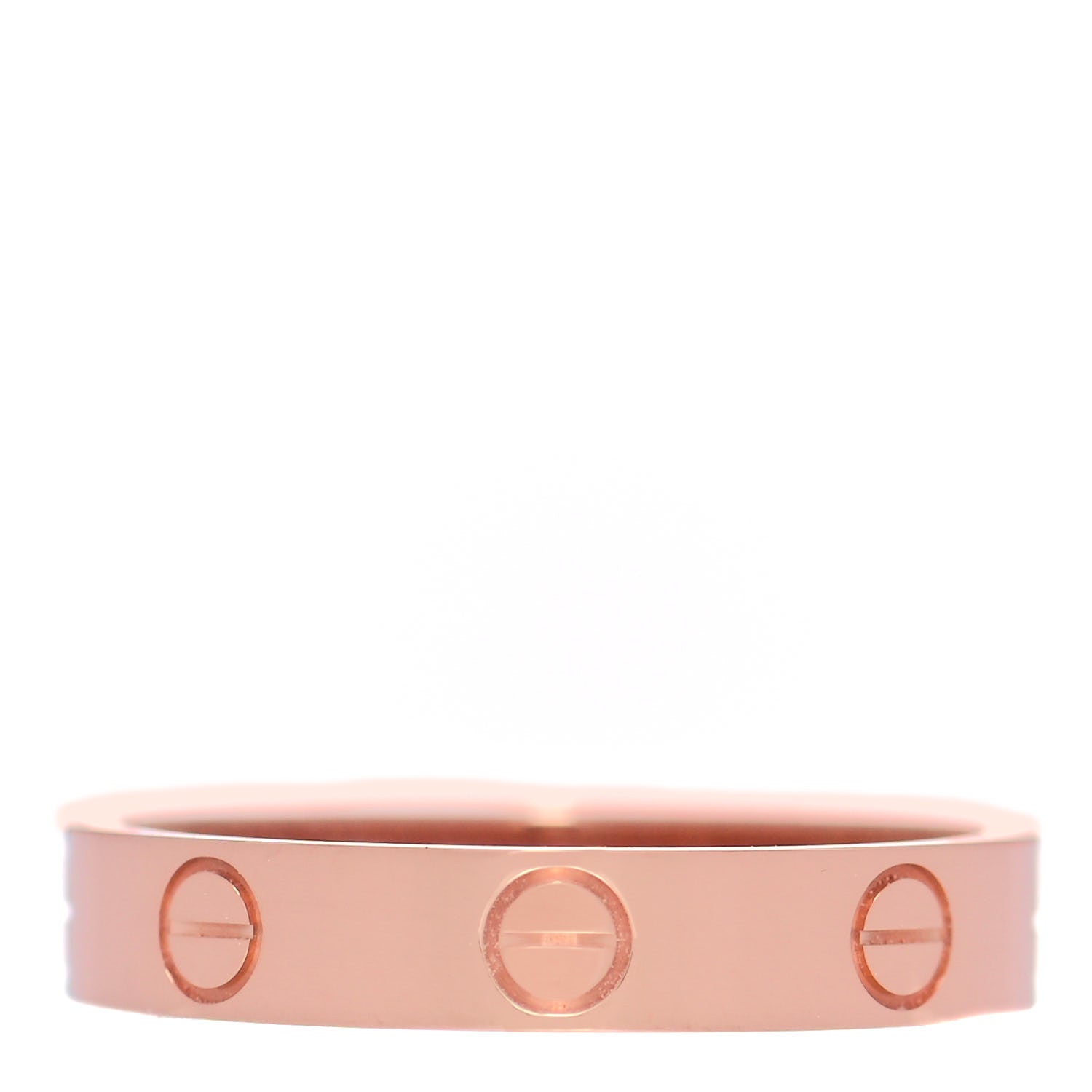 Cartier 18K Pink Gold 3.5mm LOVE Wedding Band Ring 54 7 2 of 5