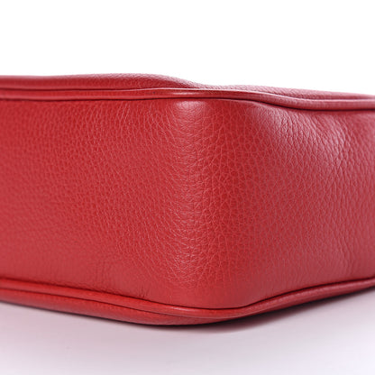 Gucci Pebbled Calfskin Small Soho Disco Bag Tabasco Red 10 of 11