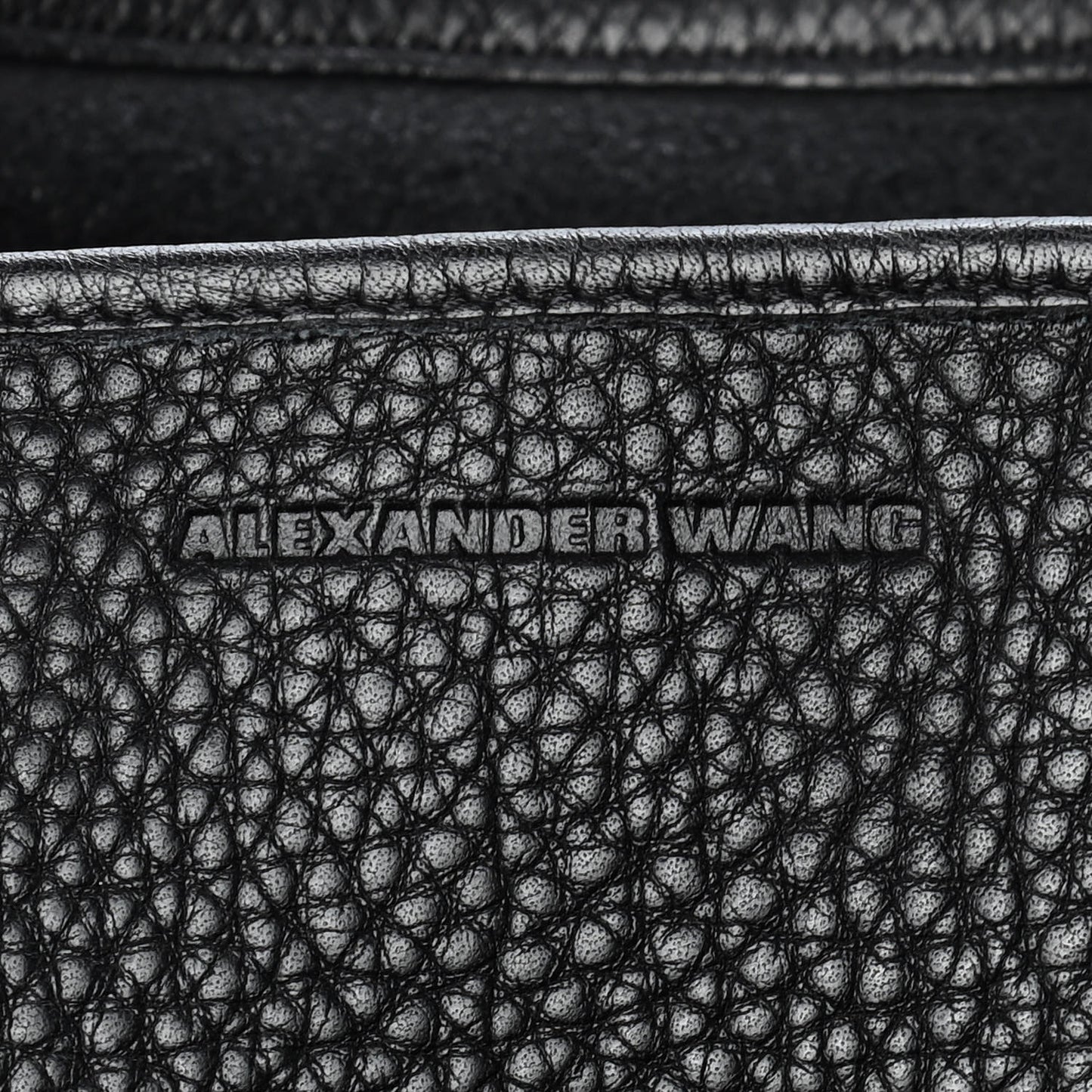 Grained Calfskin Backpack Black