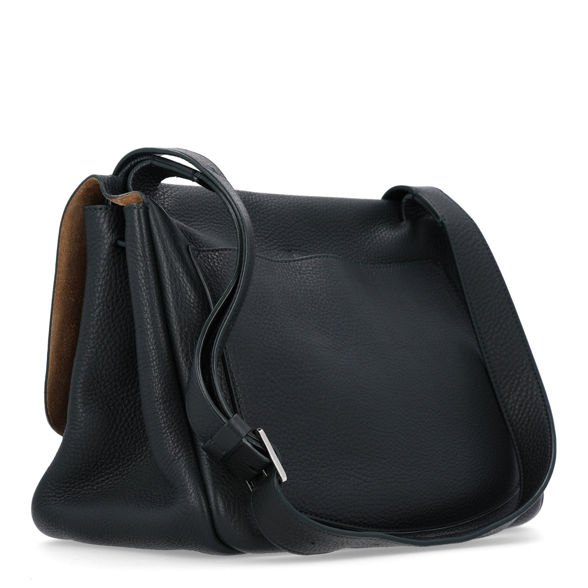 The Row Calfskin Small Mail Bag Bottle Green 3 of 9