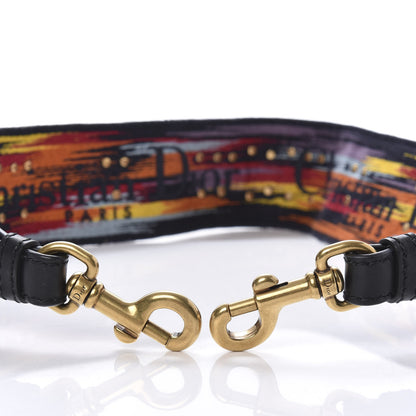 Christian Dior Canvas Embroidered Studded Rainbow J’Adior Shoulder Strap 4 of 5