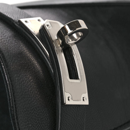 Hermes Goatskin Oz Mules 37.5 Black 11 of 12