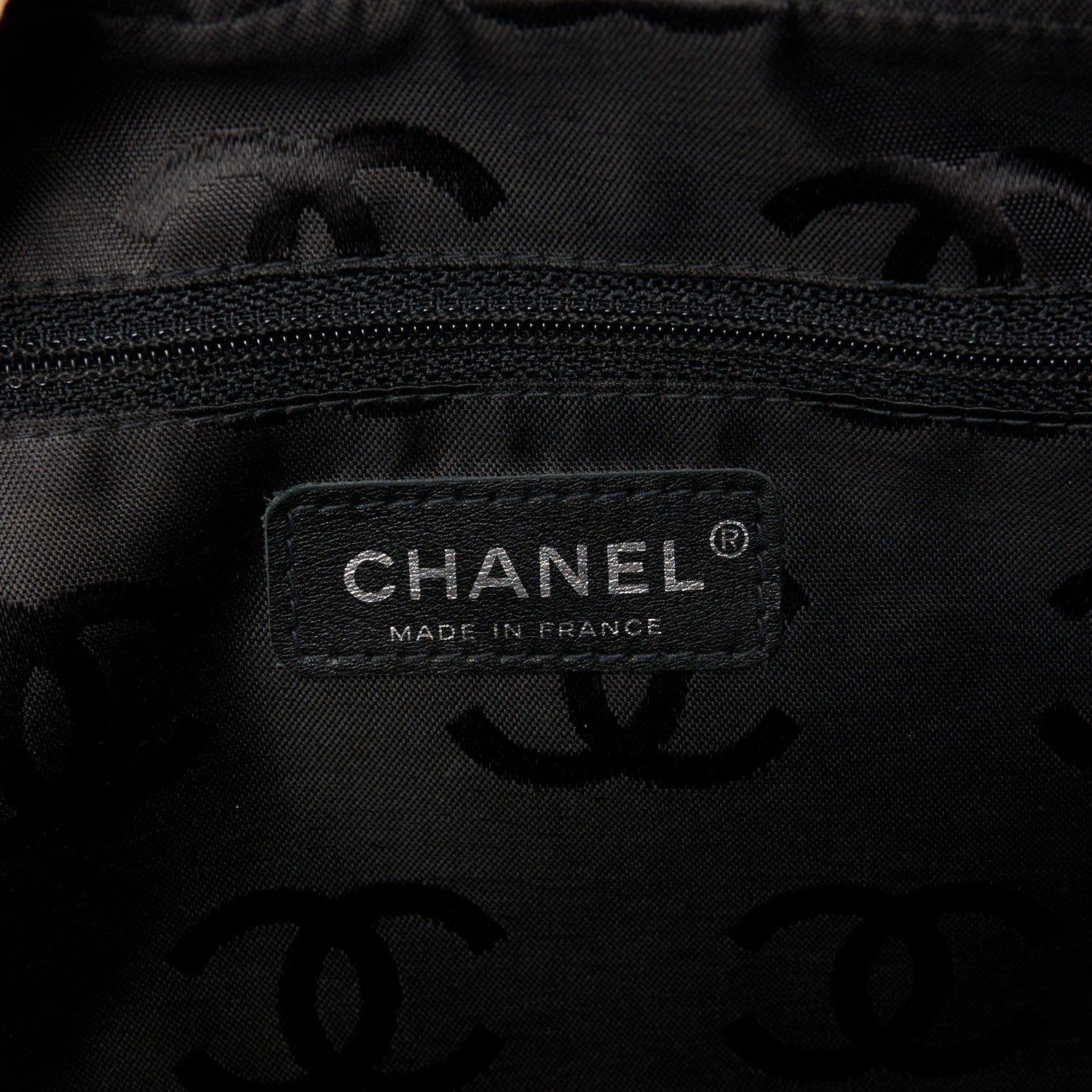 Chanel Calfskin Quilted Large Cambon Bowler Beige Black 6 of 10