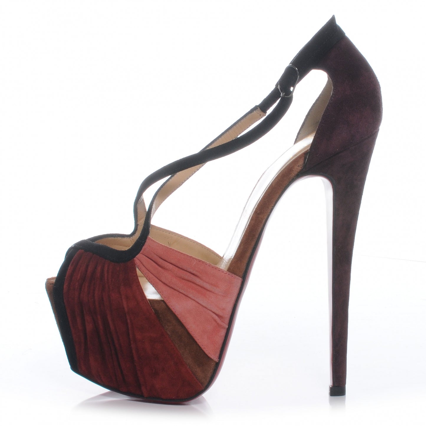 Suede Divinoche 160 Platform Pumps 36