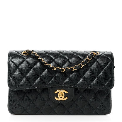 Chanel Caviar Quilted Small Double Flap Black 1 of 12