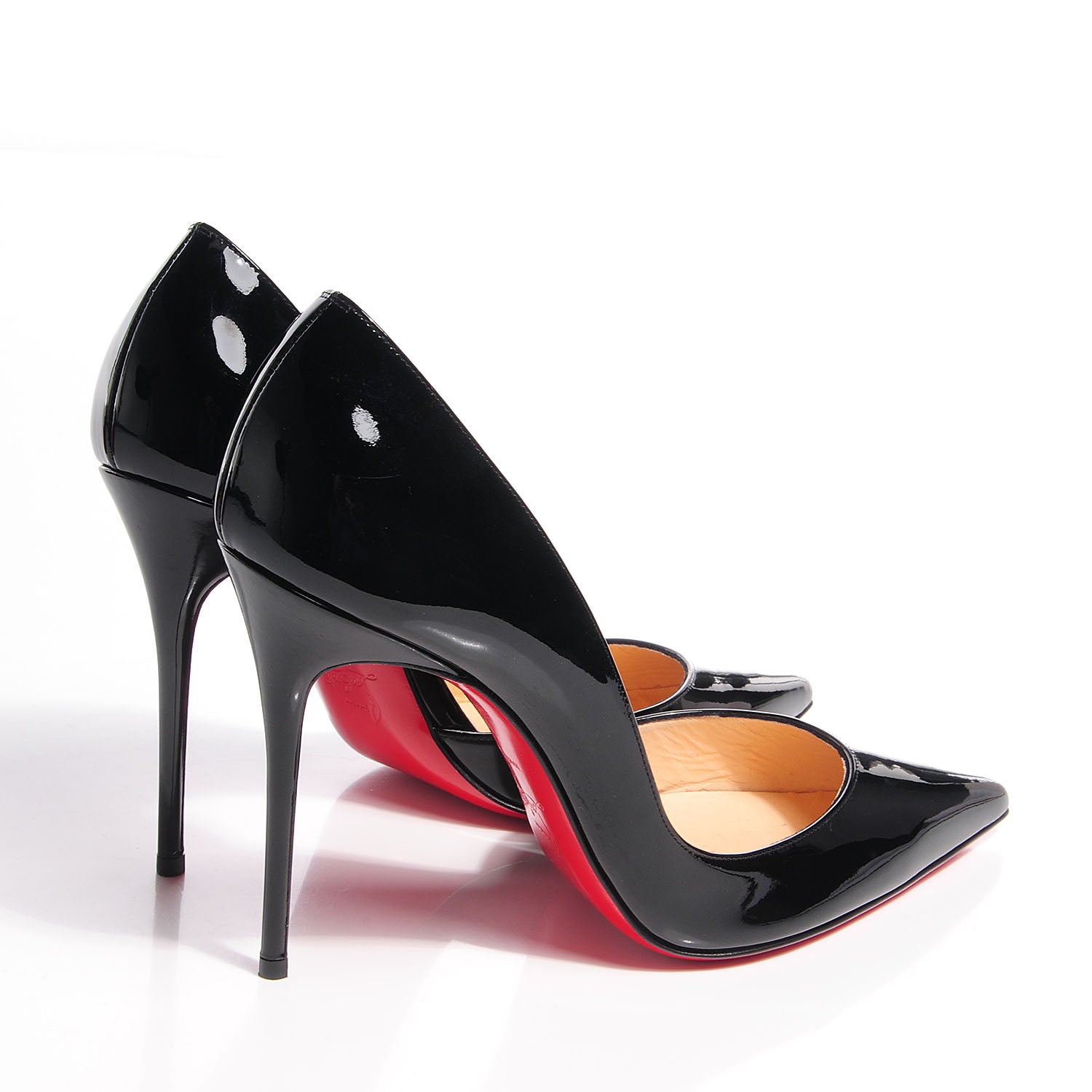 Christian Louboutin Patent Iriza 100 Pumps 40.5 Black 3 of 7