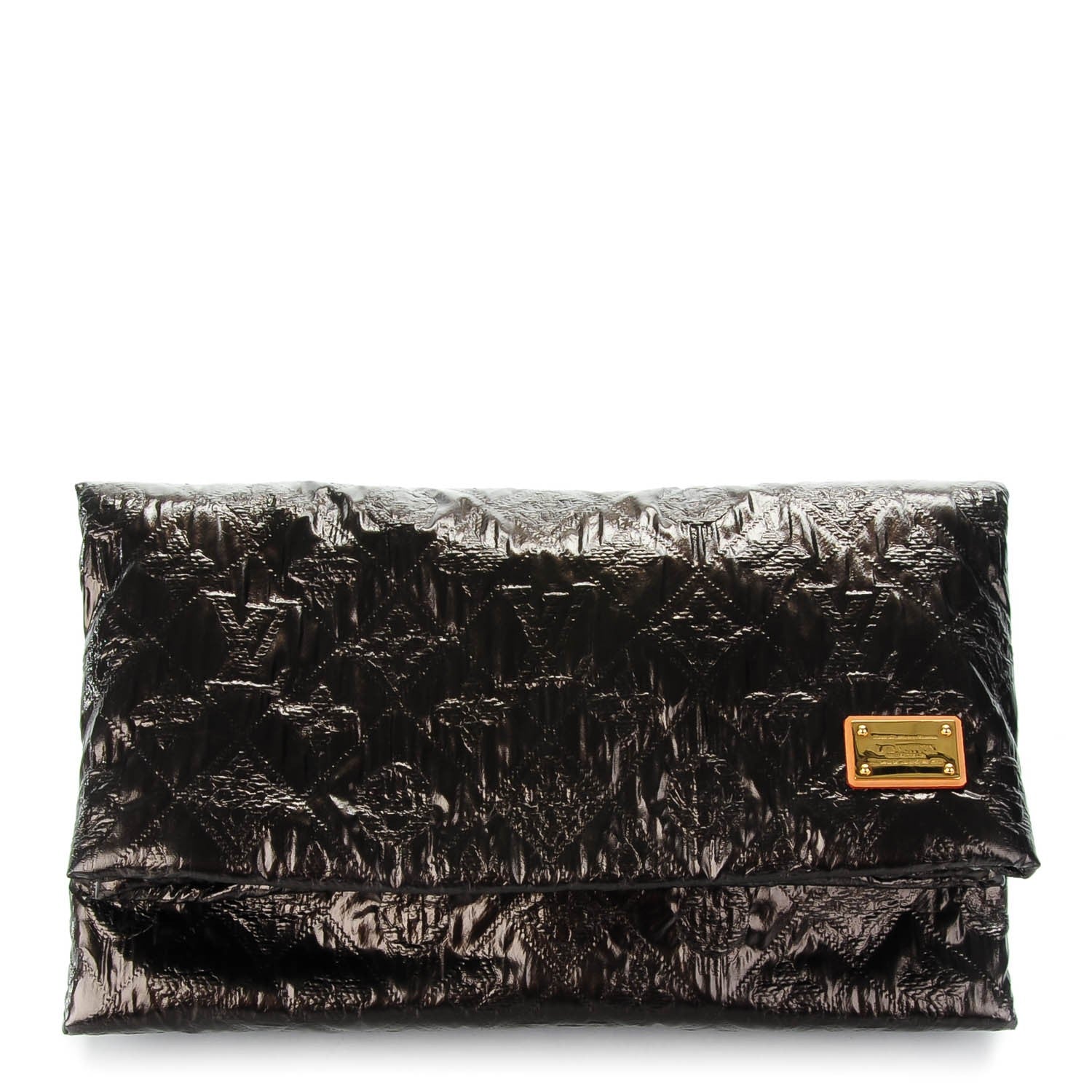 Louis Vuitton Jacquard Quilted Monogram Limelight Clutch PM Black 1 of 7