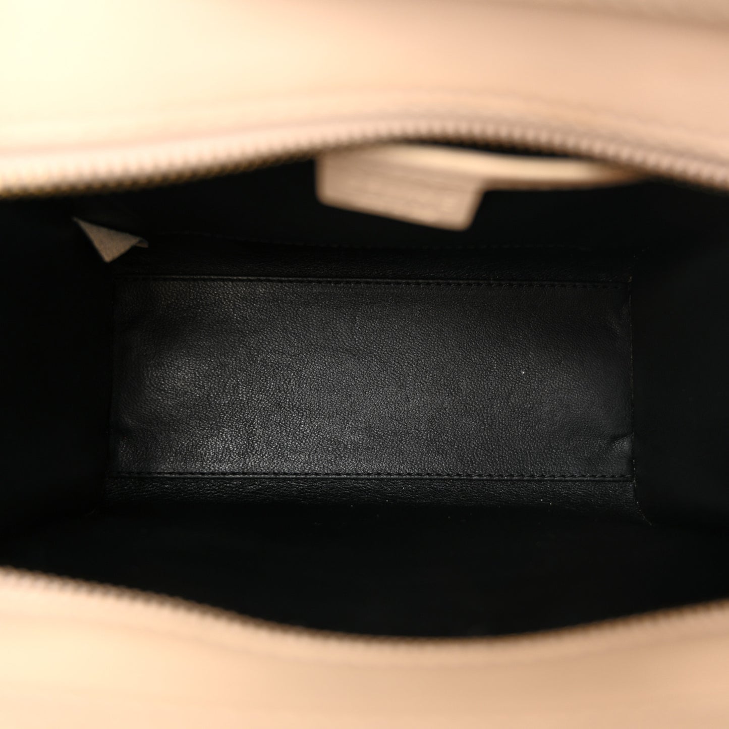 Smooth Calfskin Nano Luggage Powder Black