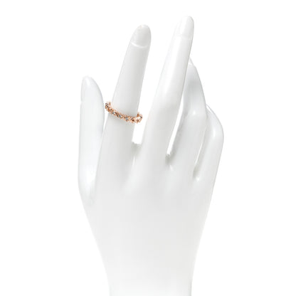Tiffany 18K Rose Gold Diamond Paloma Picasso Graffiti Narrow Love and Kisses Ring 55 7.25 2 of 4