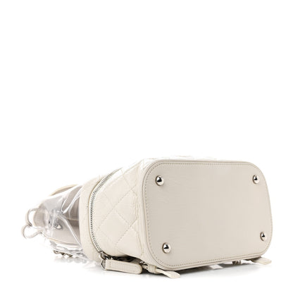 Chanel Crumpled Calfskin PVC Quilted Backpack White 4 of 15