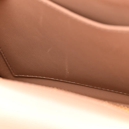 Christian Dior Grained Calfskin Cannage Small Caro Bag Rose De Vents 8 of 15