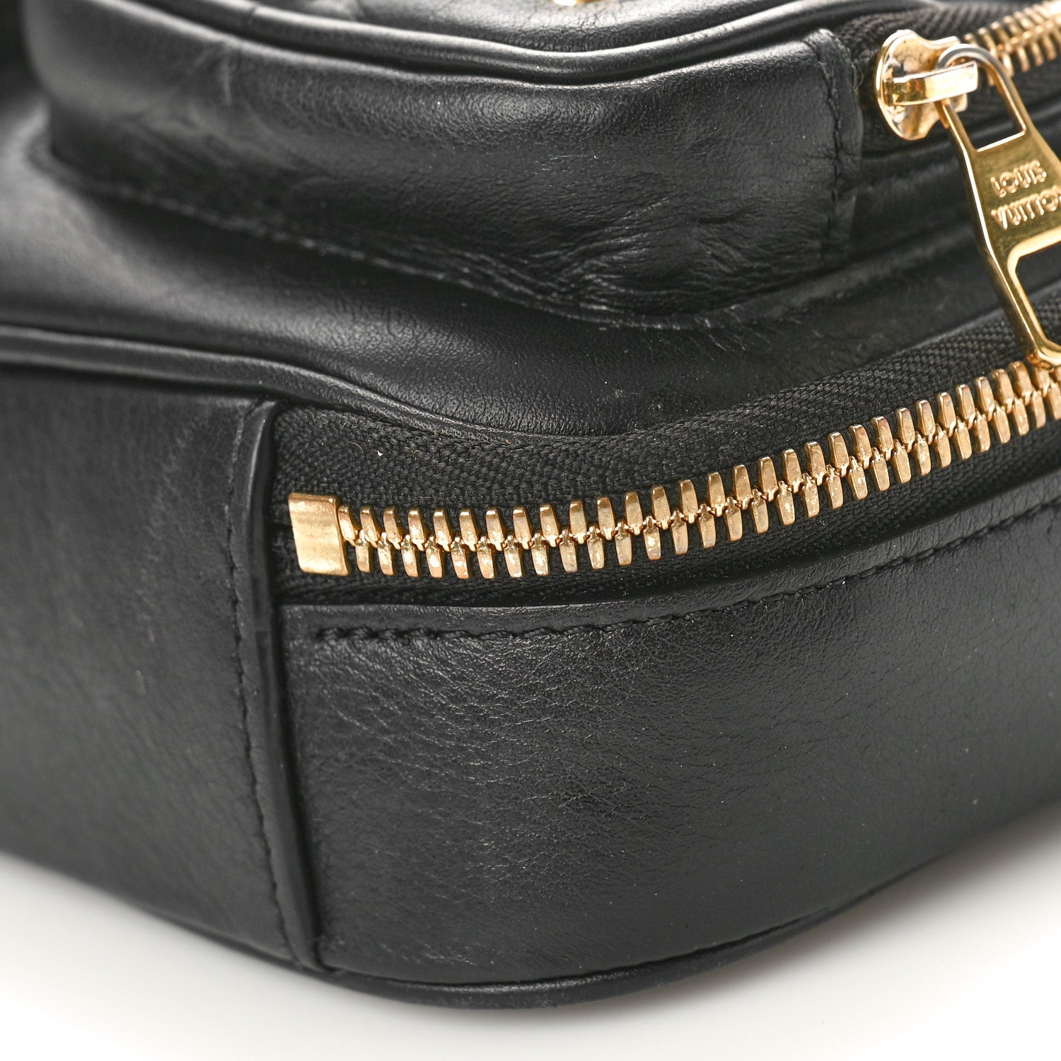 Louis Vuitton Calfskin Monogram Embossed Utility Crossbody Black 9 of 9