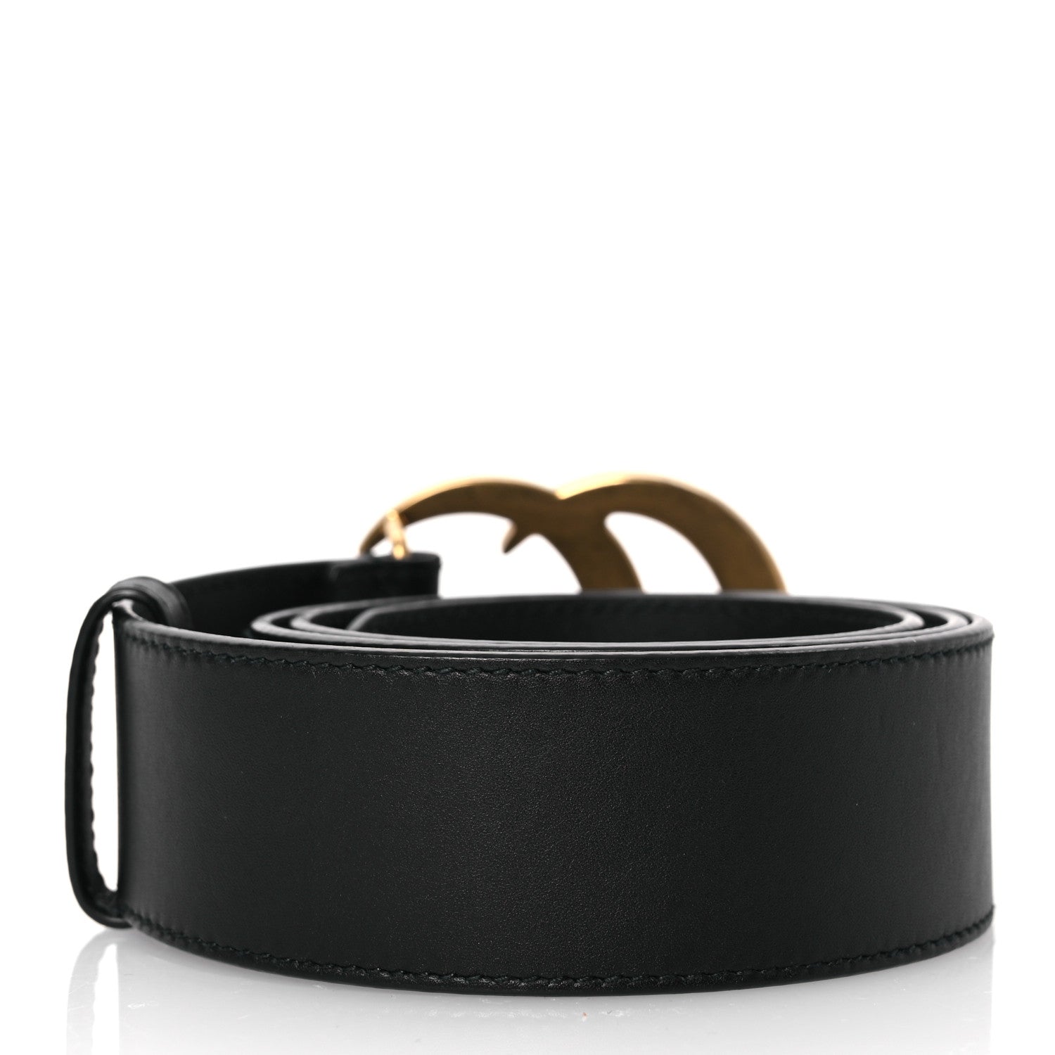 Gucci Calfskin Double G 40mm Belt 80 32 Black 2 of 7