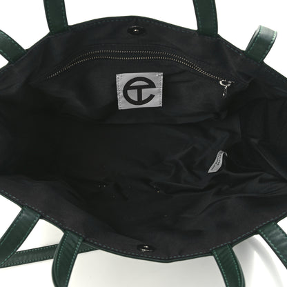 Telfar Vegan Leather Medium Shopping Bag Dark Olive 6 of 11