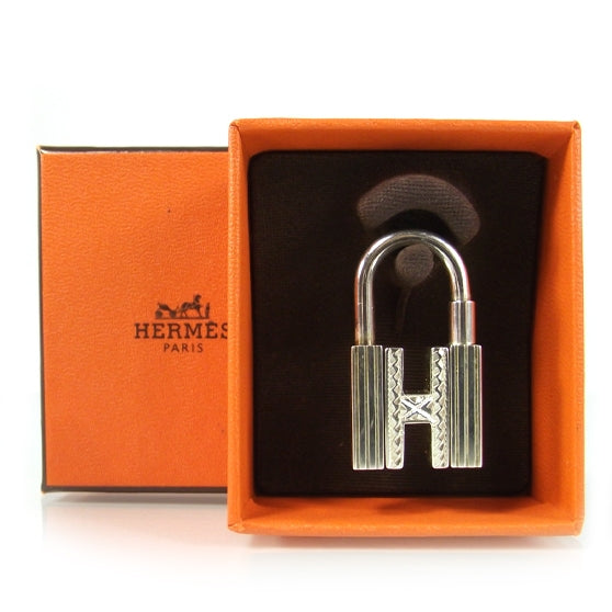 Sterling Silver H Cadenas Bag Charm