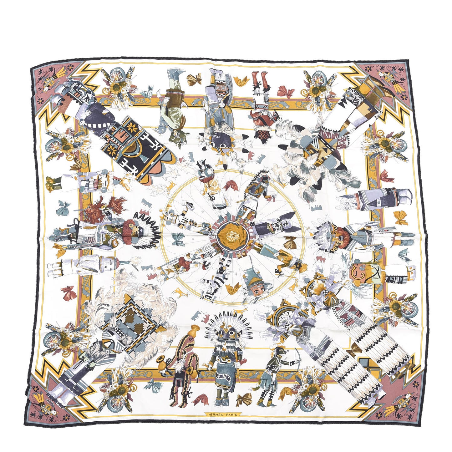 Silk Kachinas Scarf 90