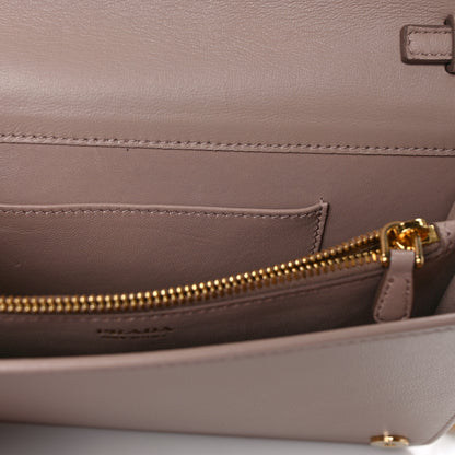 Prada Nappa Impunture Diagramme Chain Crossbody Bag Cipria 11 of 11