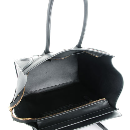 Celine Smooth Calfskin Mini Luggage Black 5 of 9