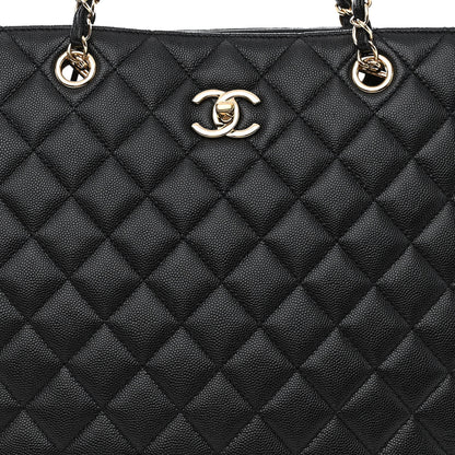 Chanel Caviar Quilted Large Shopping Tote Black 7 of 11