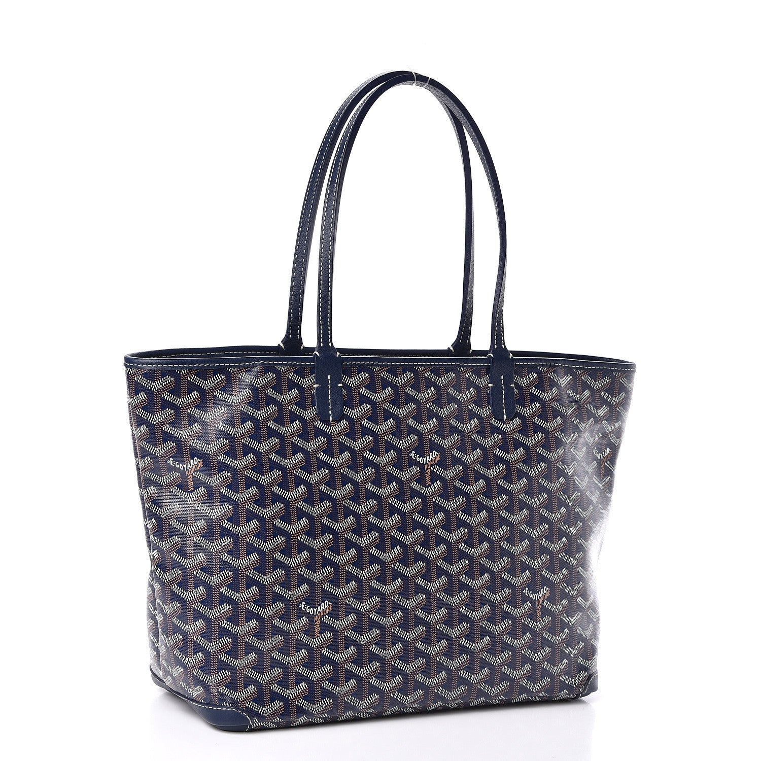 Goyard Goyardine Artois PM Navy 3 of 10