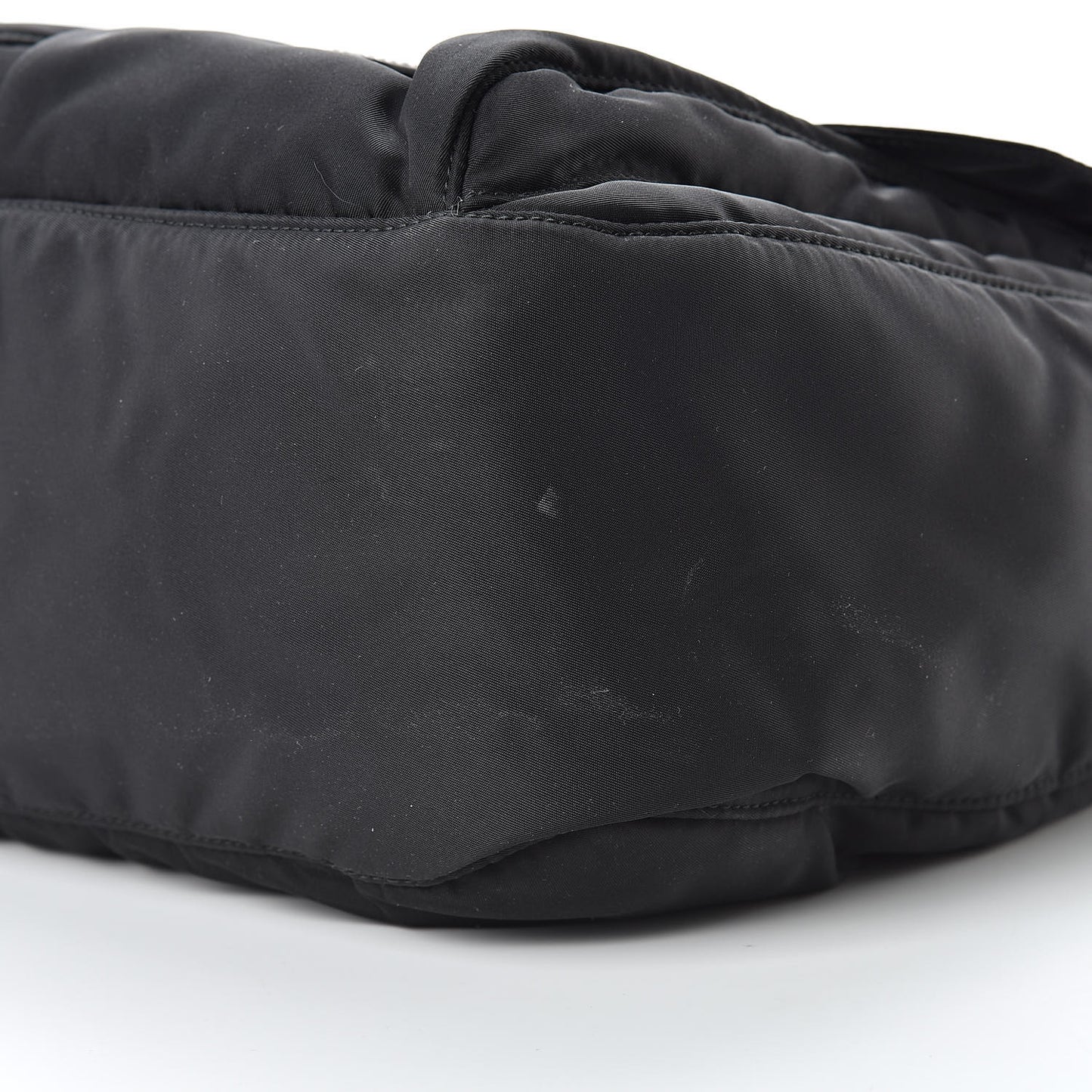Nylon Vela Messenger Bag Black