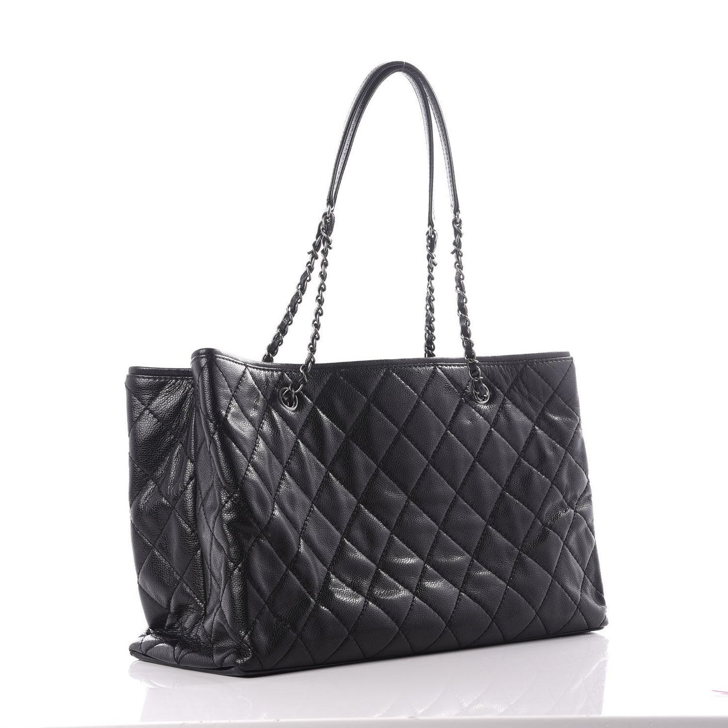 Caviar Quilted Large Be Caviar Tote Black