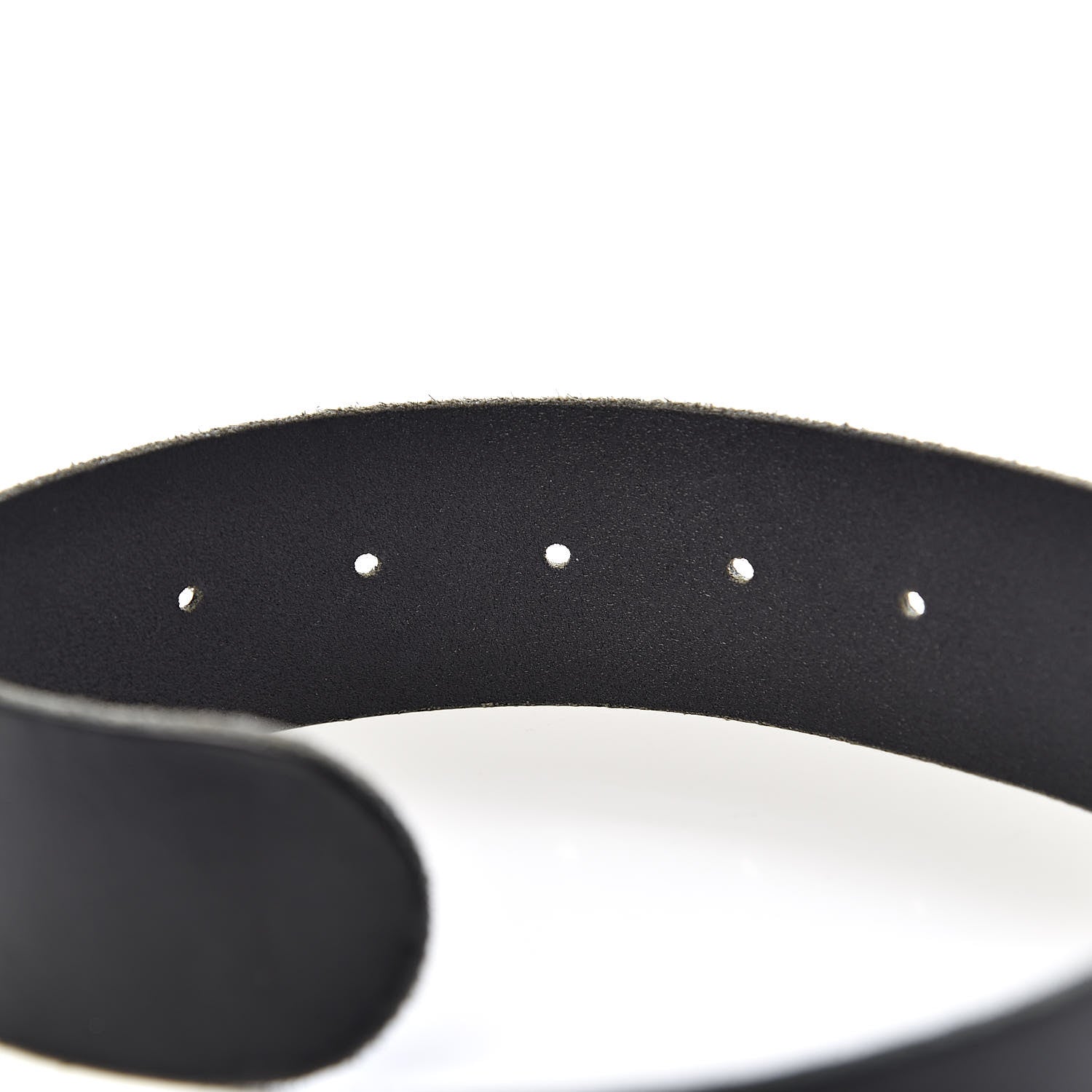 Gucci Faded Calfskin Double G 40mm Belt 85 34 Black 6 of 7