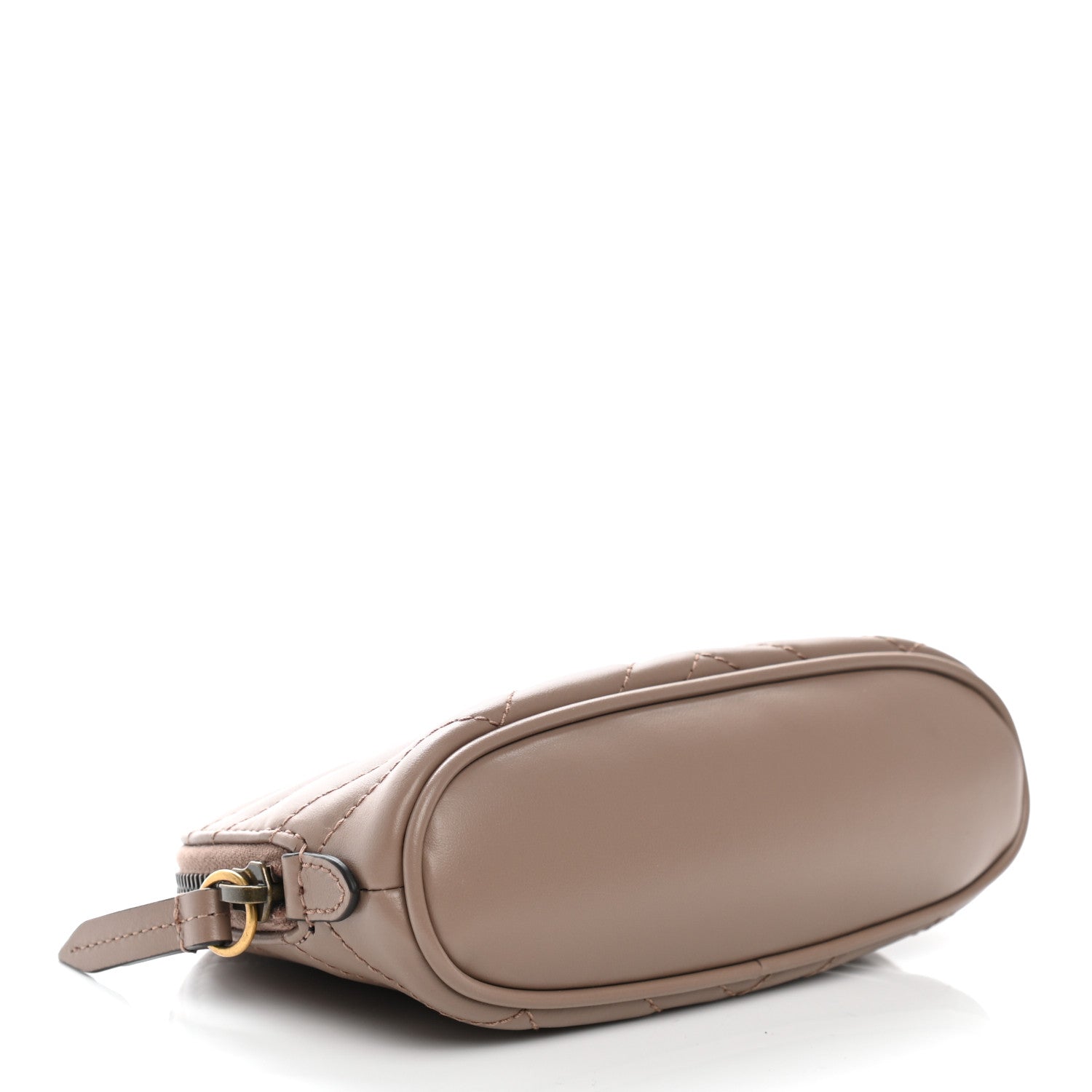 Gucci Calfskin Matelasse GG Marmont Pouch Cosmetic Case Porcelain Rose 4 of 8