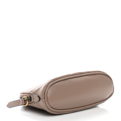 Gucci Calfskin Matelasse GG Marmont Pouch Cosmetic Case Porcelain Rose 4 of 8
