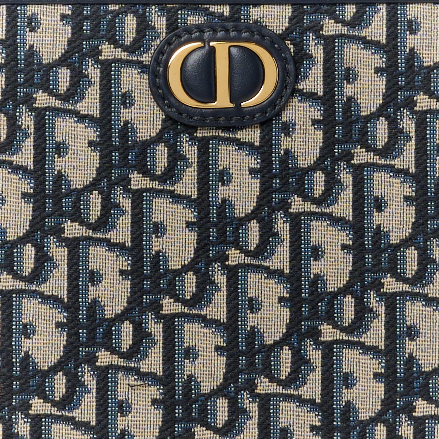 Christian Dior Oblique 30 Montaigne Pouch Blue 9 of 11