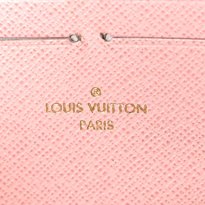 Louis Vuitton Damier Azur Clemence Wallet Rose Ballerine 6 of 7