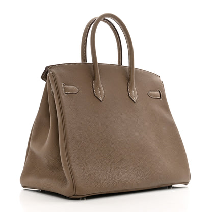 Hermes Togo Birkin 35 Etoupe 2 of 9