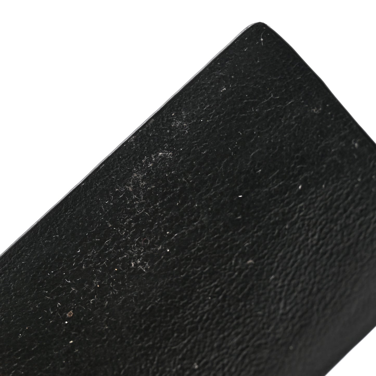 Grain de Poudre Matelasse Cassandre Monogram Slim Key Case Black