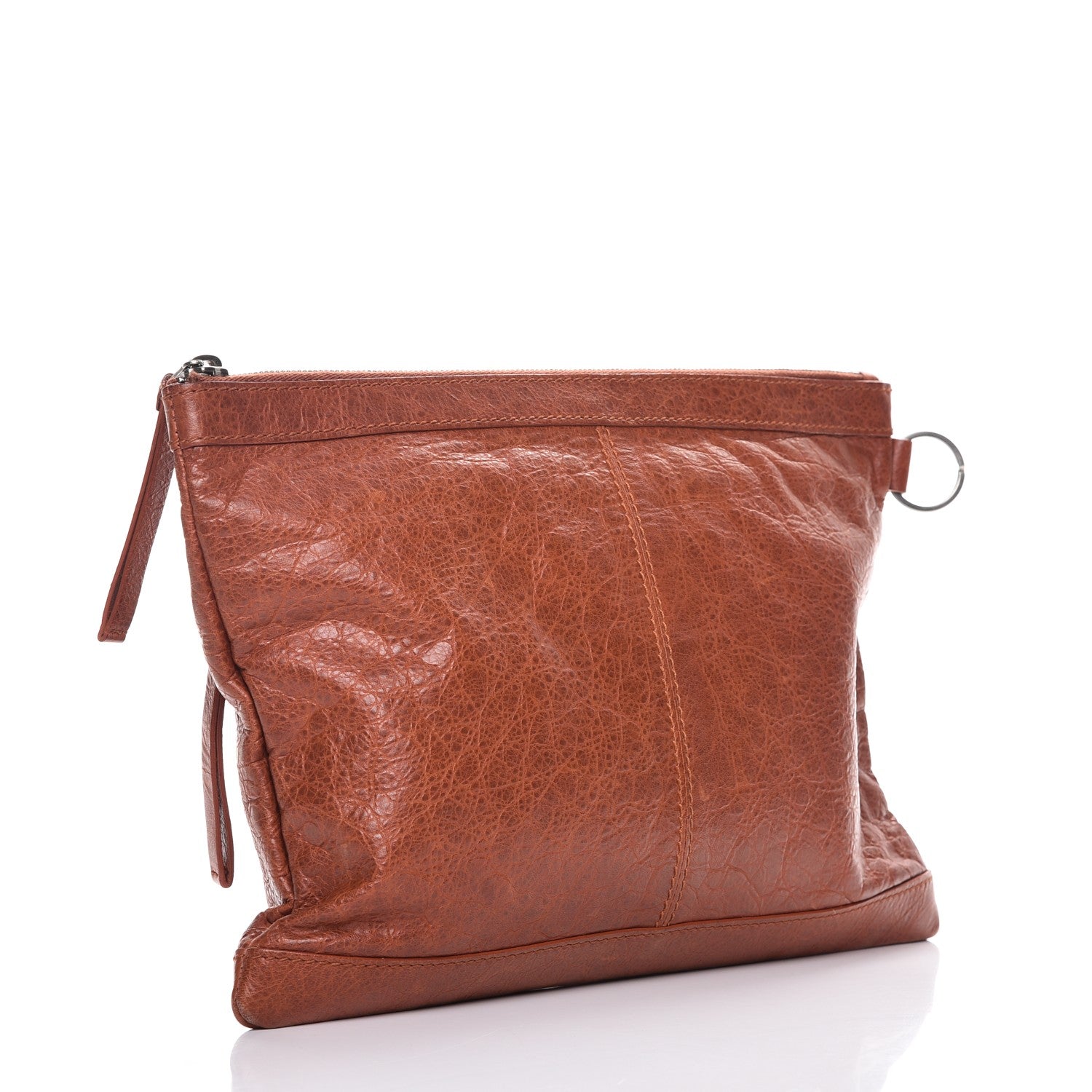 Balenciaga Agneau Arena Classic Hardware Medium Clip Brown 3 of 14