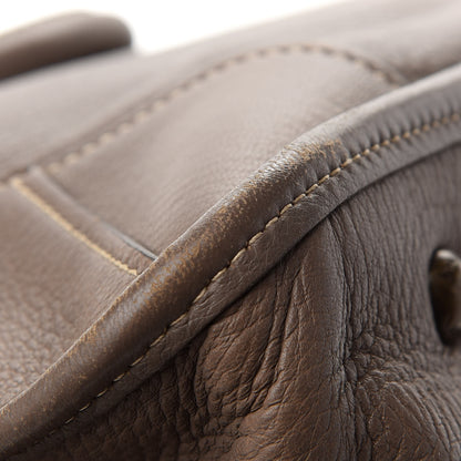 Prada Cervo Deerskin Tote Bambu 9 of 12