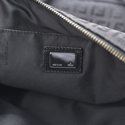 Fendi Zucchino Zip Tote Black 6 of 13