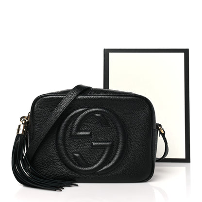 Gucci Pebbled Calfskin Small Soho Disco Bag Black 10 of 10