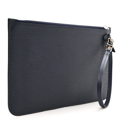 Louis Vuitton Epi Neverfull Pochette MM GM Indigo 3 of 6
